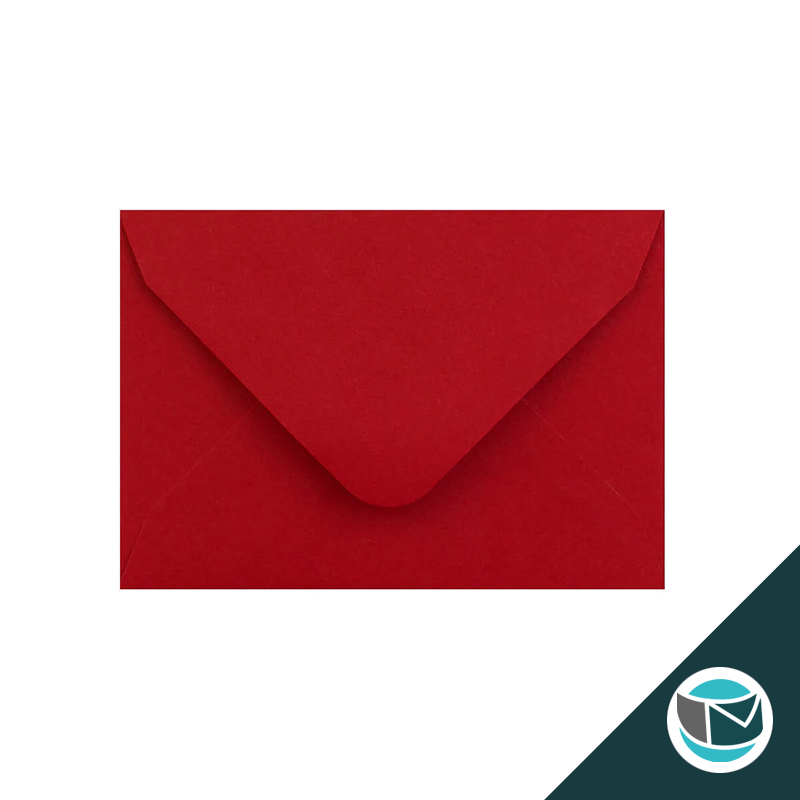 Gekleurde Premium Envelop - 65x94mm - Bordeaux