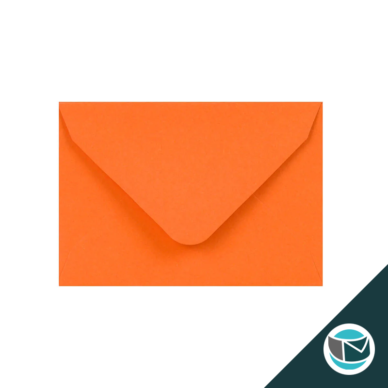 Gekleurde Premium Envelop - 65x94mm - Oranje
