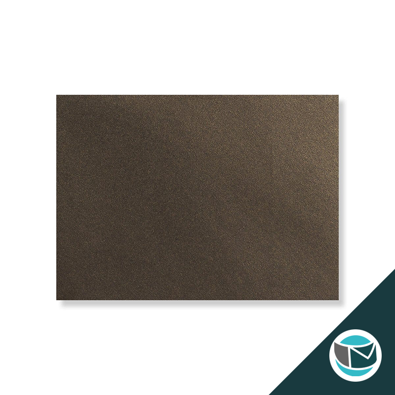 Parelmoer Envelop - 82x113 mm (C7) - Brons Gegomd 120 grams