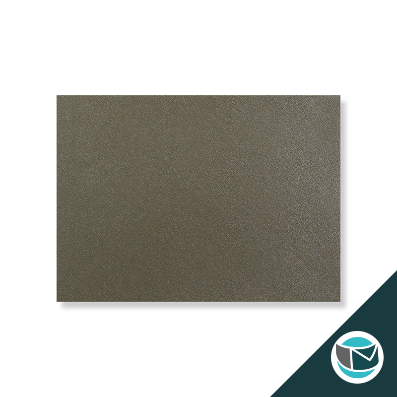 Parelmoer Envelop - 82x113 mm (C7)  - Donkerzilver Gegomd 120 grams