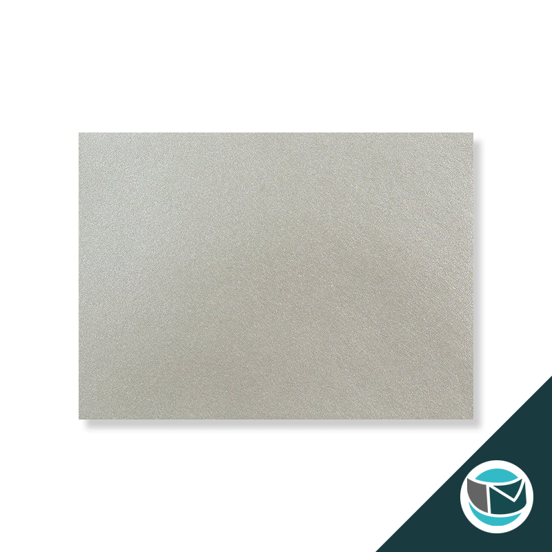 Parelmoer Envelop - 82x113 mm (C7) - Zilver Gegomd 120 grams