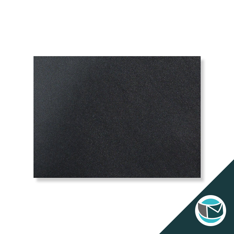 Parelmoer Envelop - 82x113 mm (C7)  - Donkergrijs Gegomd 120 grams