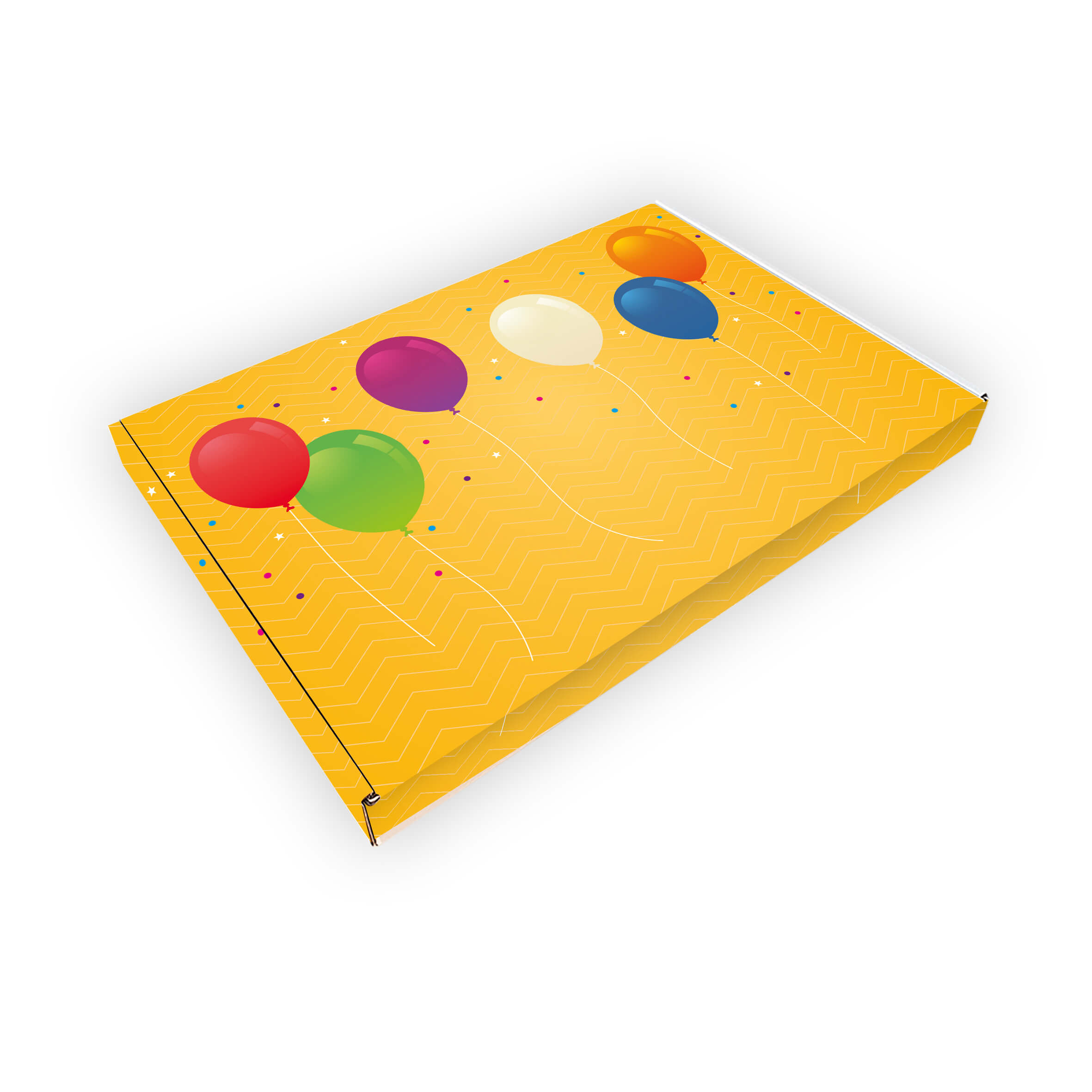 Brievenbusdoos met Bovenklep – A5 – 255 x 160 x 28 mm – Ballon