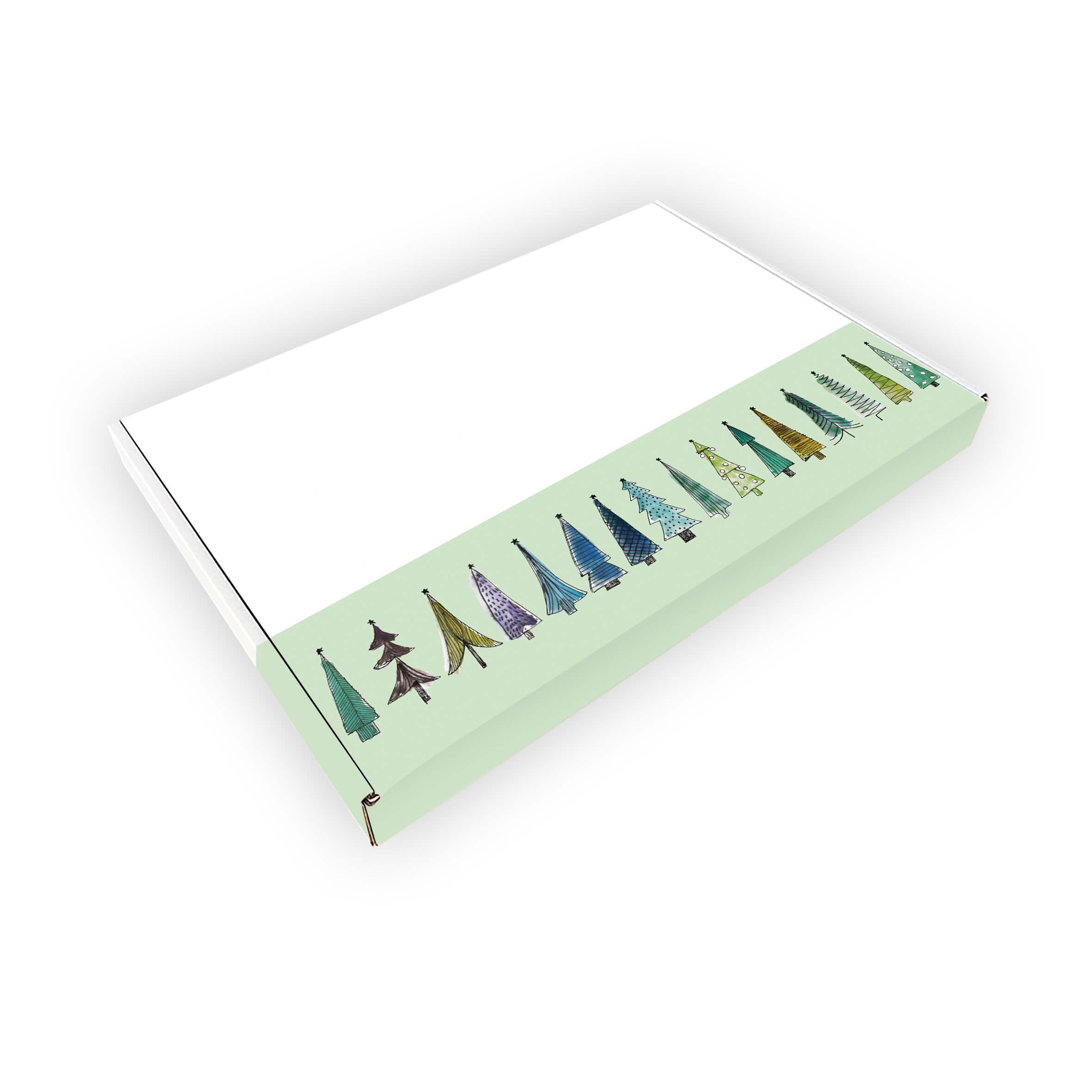 Brievenbusdoos met Bovenklep – A4 – 299 x 213 x 28 mm – Kerstboom