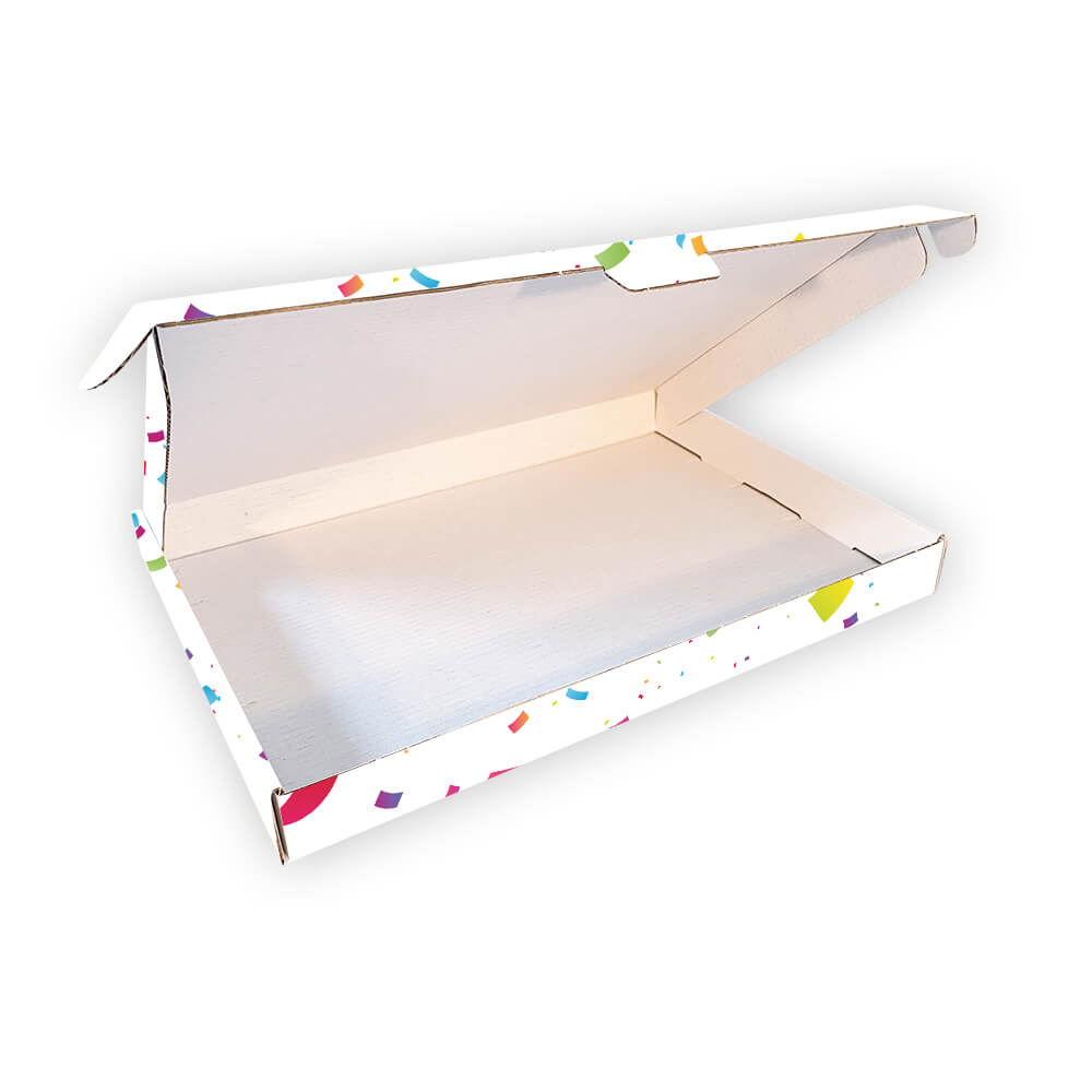 Brievenbusdoos met Bovenklep – A5 – 255 x 160 x 28 mm – Confetti