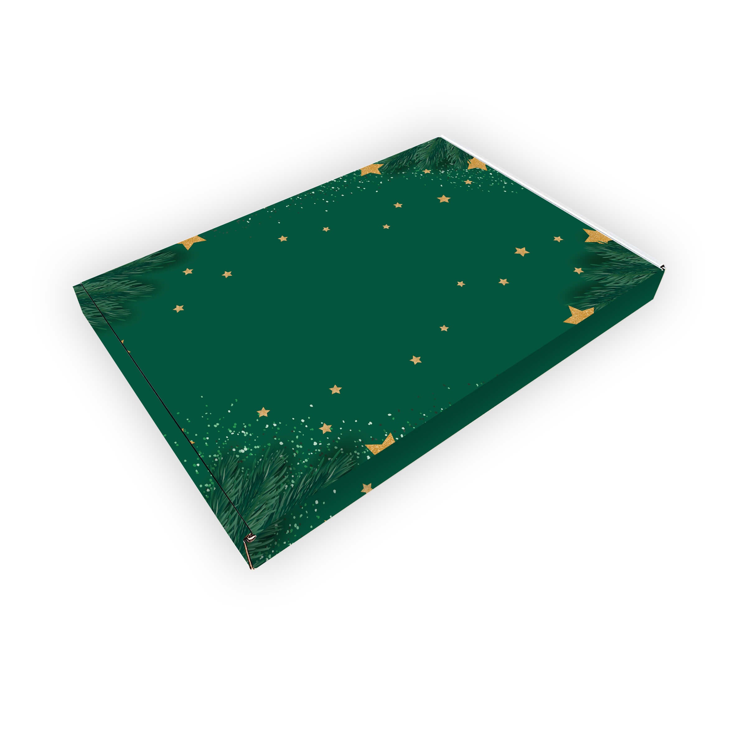 Brievenbusdoos met Bovenklep – A6 – 160 x 115 x 28 mm – Kerst Groen