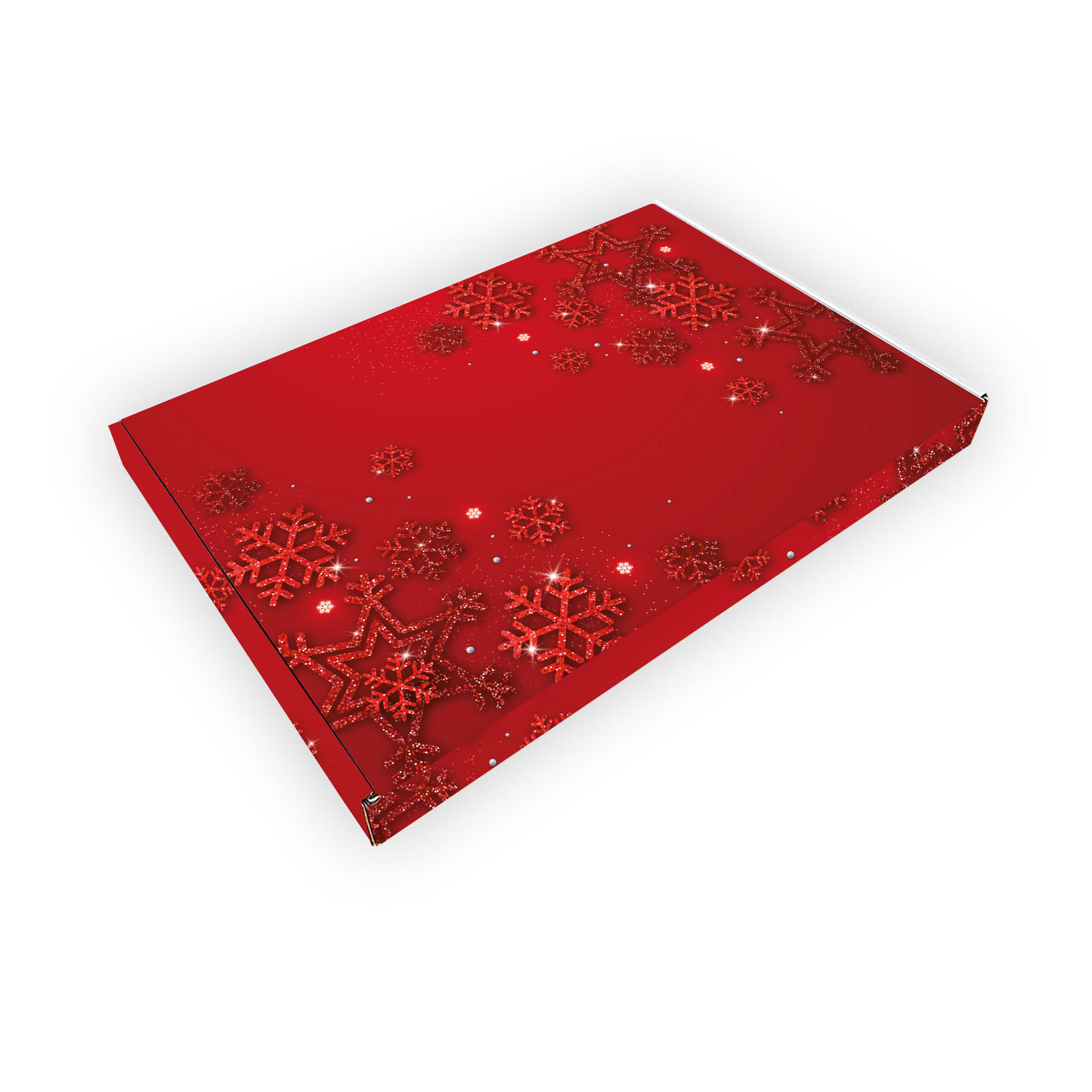 Brievenbusdoos met Bovenklep – A4 – 299 x 213 x 28 mm – Kerst Rood