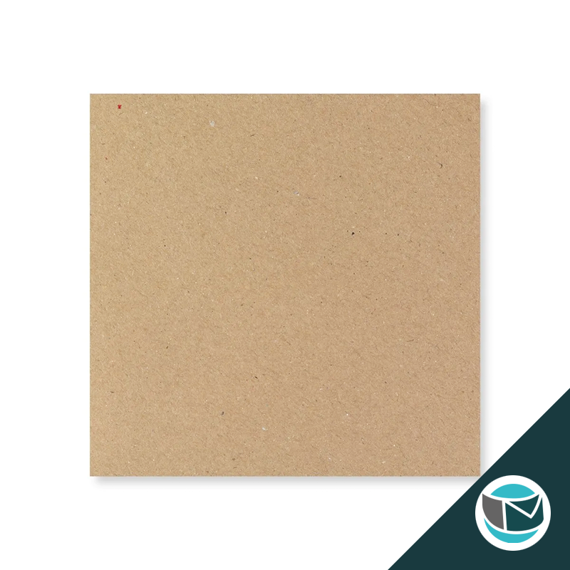 Gerecyclede Kraft Envelop - 130x130 mm