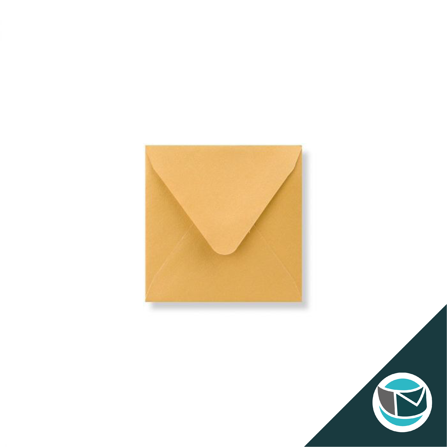 Parelmoer Envelop - 80x80 mm - Goud