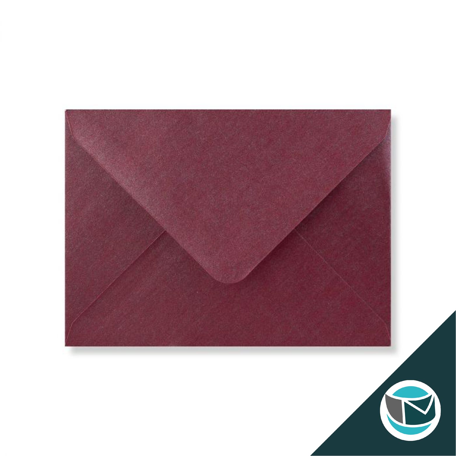 Parelmoer Envelop - 82x113 mm (C7) - Paars