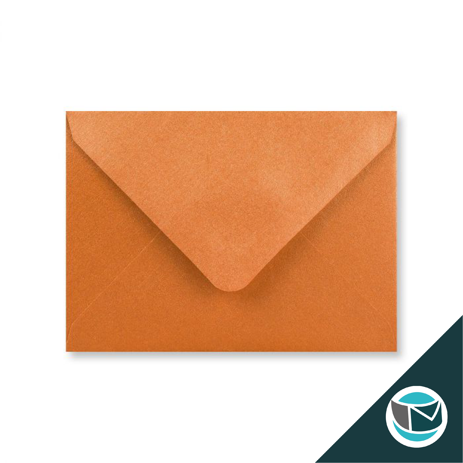 Parelmoer Envelop - 82x113 mm (C7)  - Koper