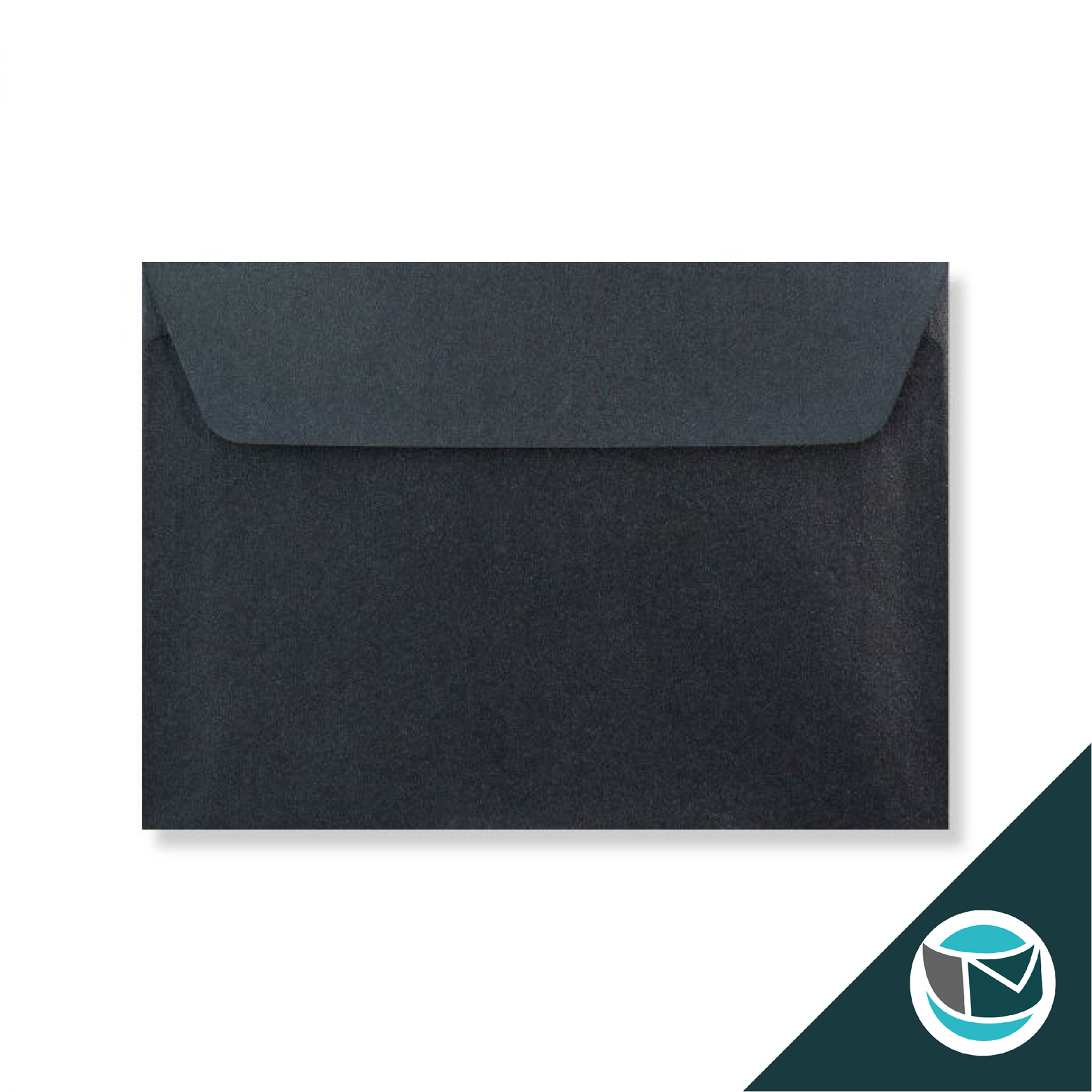 Parelmoer Envelop - 114x162 mm (C6)  - Donkergrijs Strip