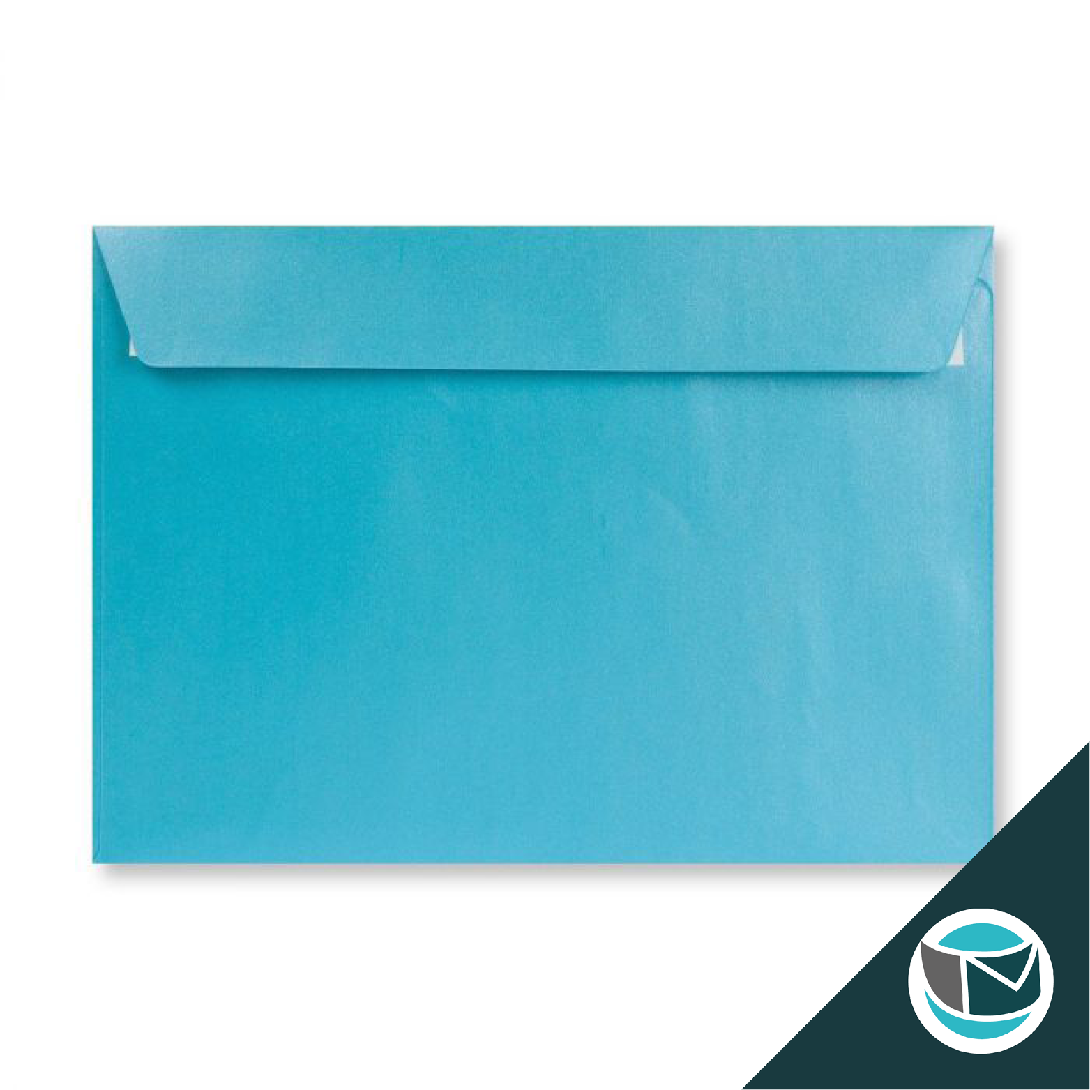 Parelmoer Envelop - 162x229 mm (C5) - Lichtblauw