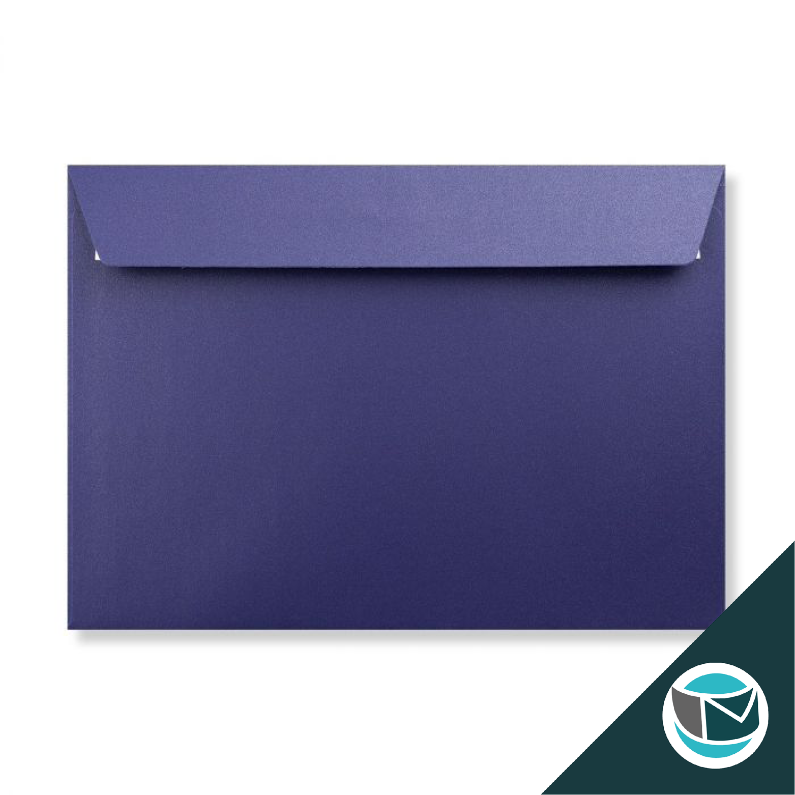 Parelmoer Envelop - 162x229 mm (C5)- Blauw