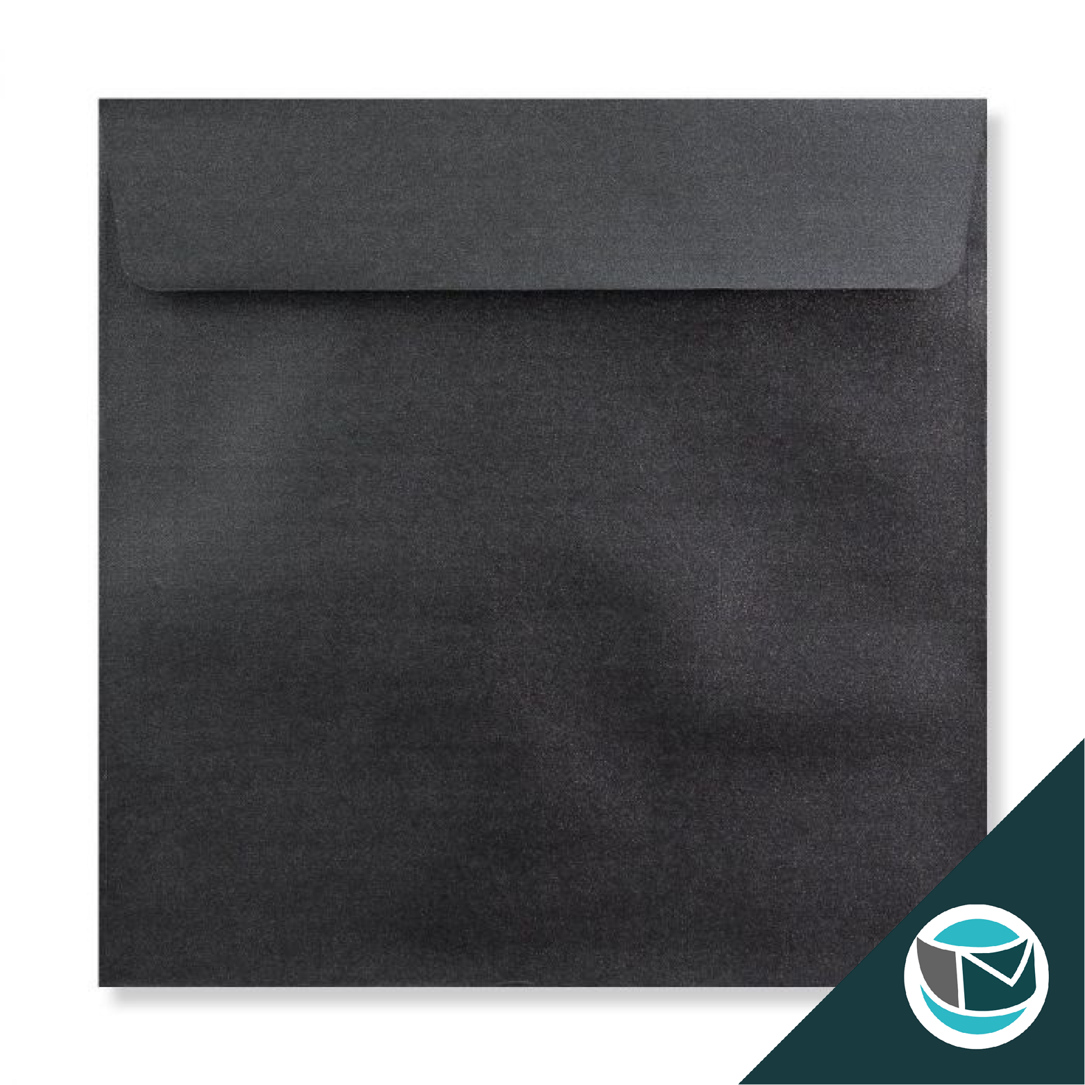 Parelmoer Envelop - 170x170 mm - Zilvergrijs  Strip
