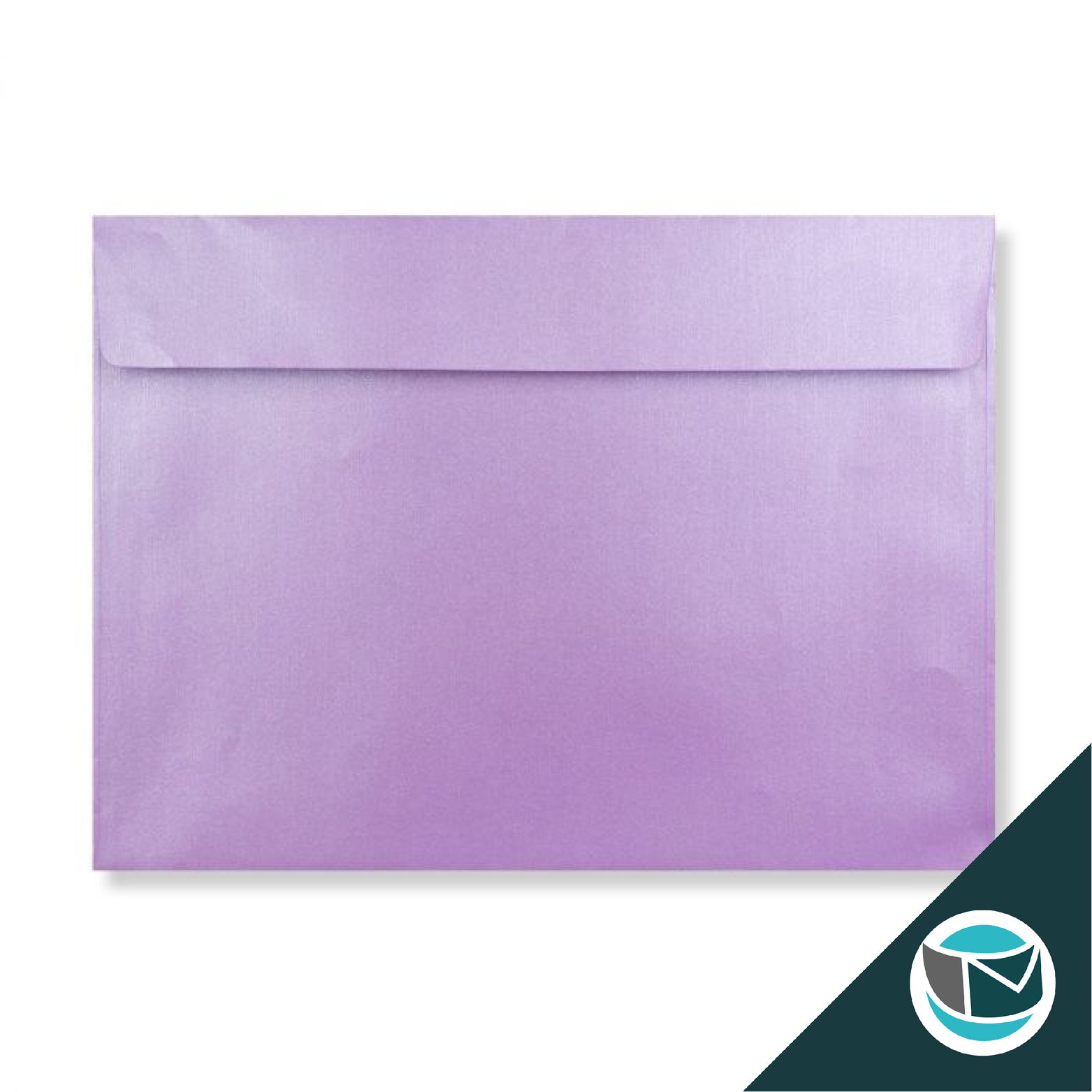 Parelmoer Envelop - 229x324 mm (C4) - Lila  Strip