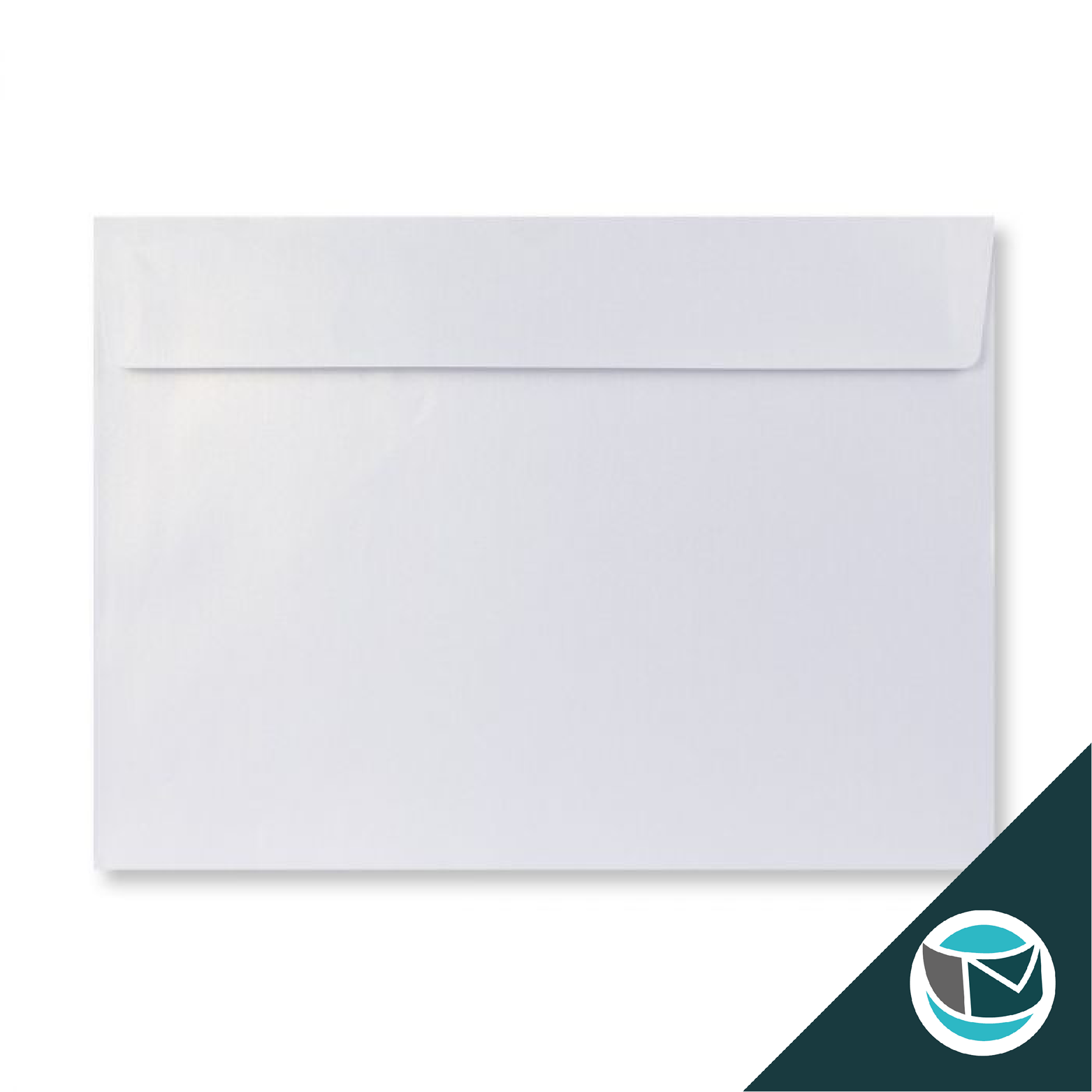 Parelmoer Envelop - 229x324 mm (C4)  - Wit Strip