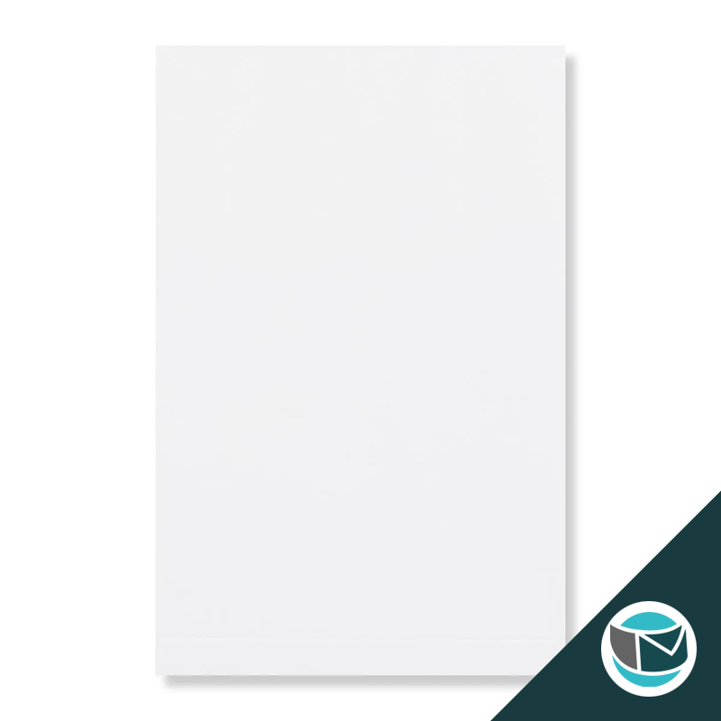 Envelop met Japanse Sluiting - 162x114x25 mm (C6) - Wit (incl. Zijvouw)