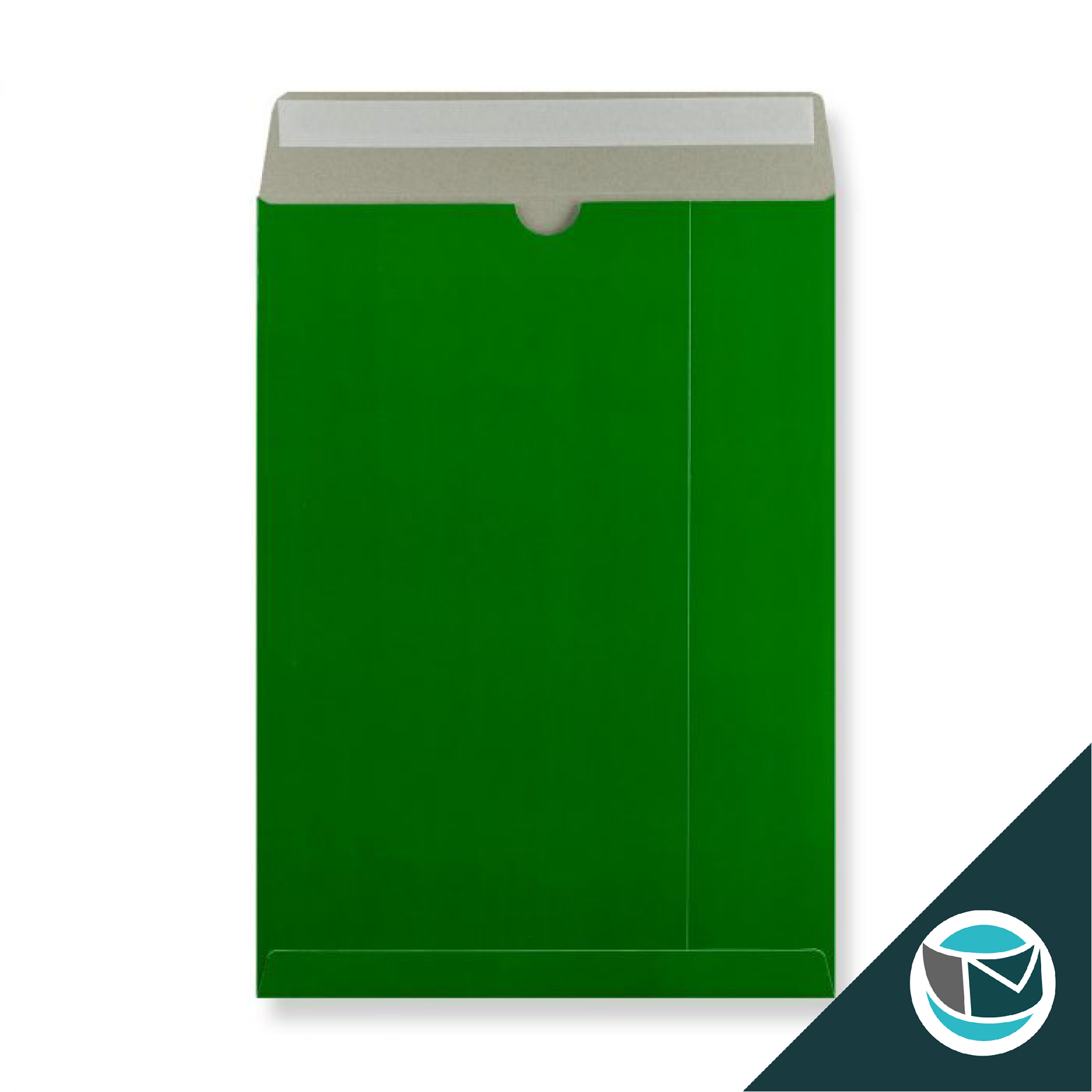 Kartonnen Duplex Enveloppen - 457x330 mm (C3) - Groen