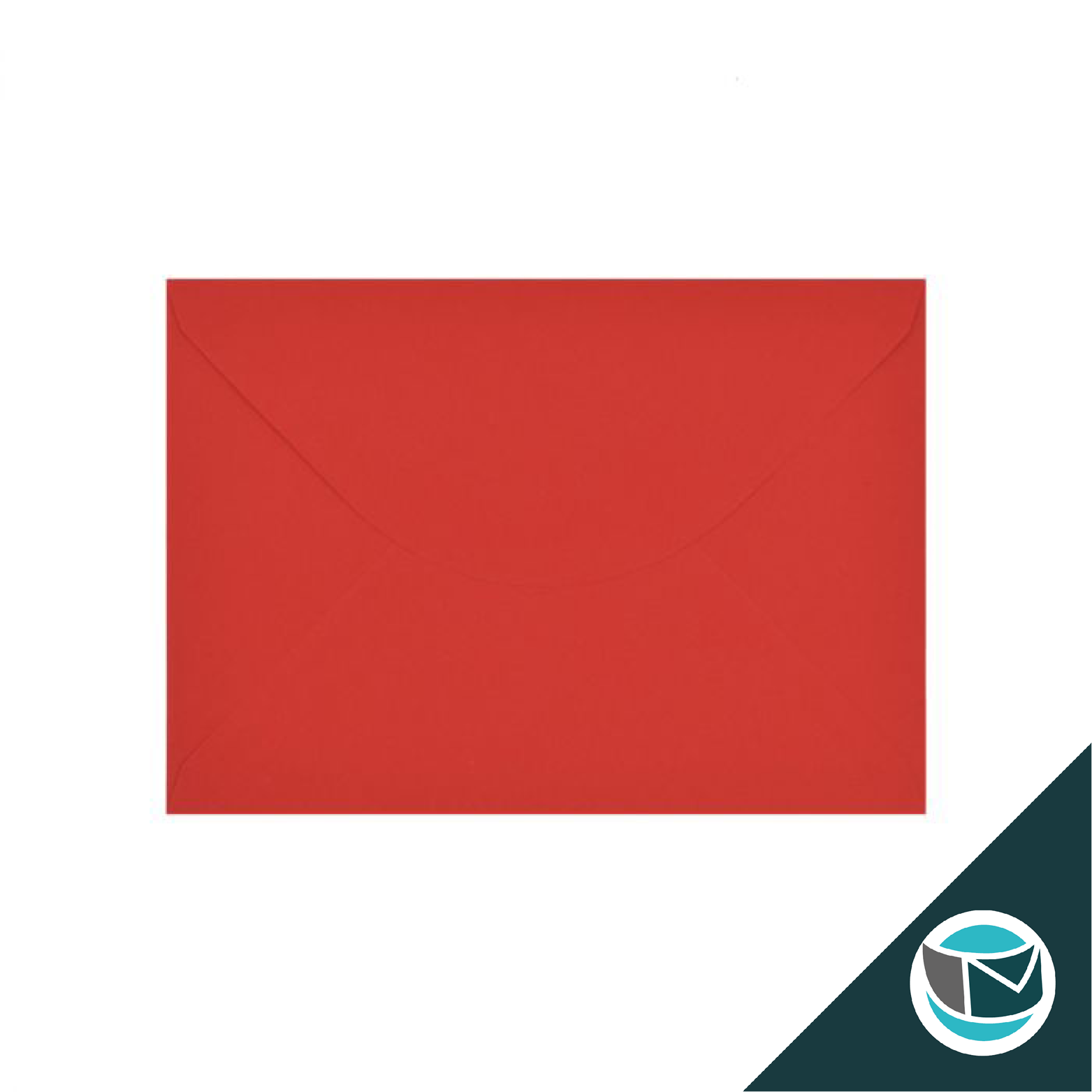 Gekleurde Envelop - 155x220 mm   - Rood