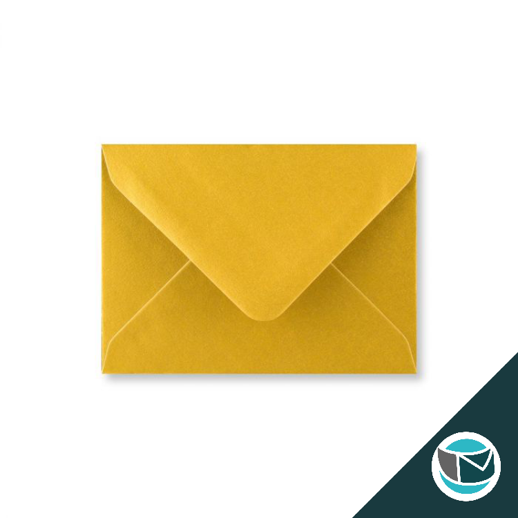 Gekleurde Envelop - 62x94 mm - Goud Metallic