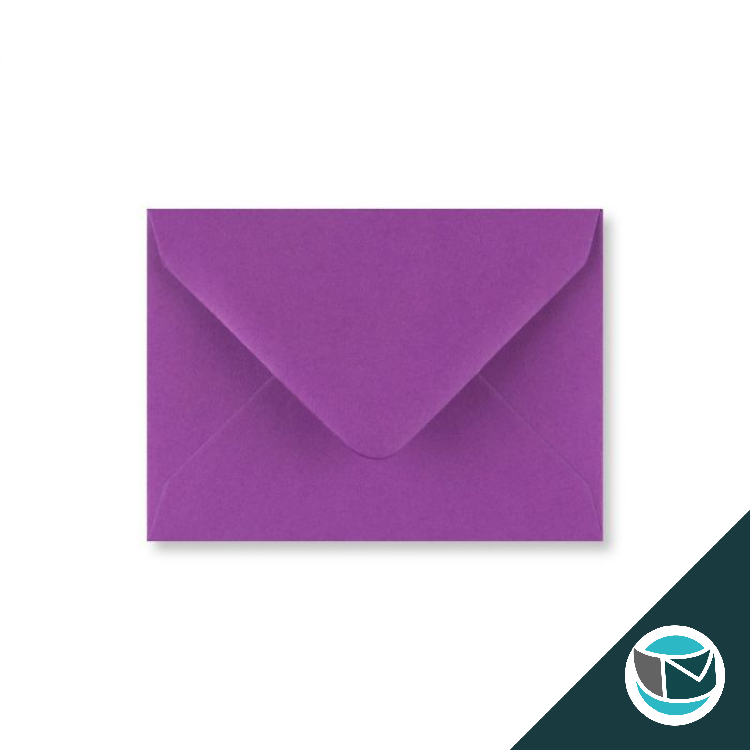 Gekleurde Envelop - 82x113 mm (C7) - Paars