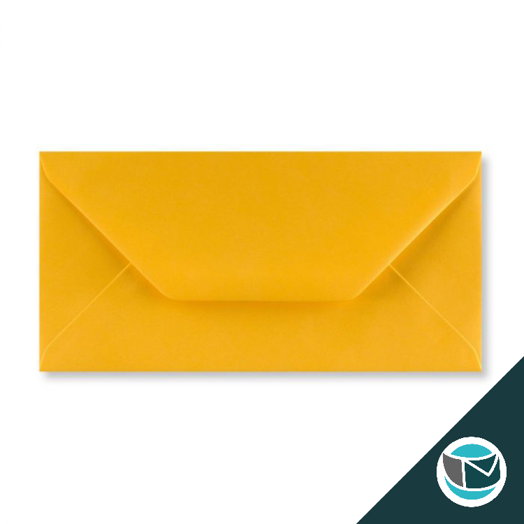 Gekleurde Envelop - 110x220 mm ea5/6  - Geel