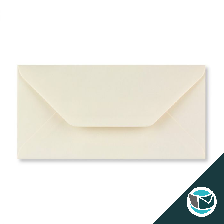 Gekleurde Envelop - 110x220 mm ea5/6  - Ivoor