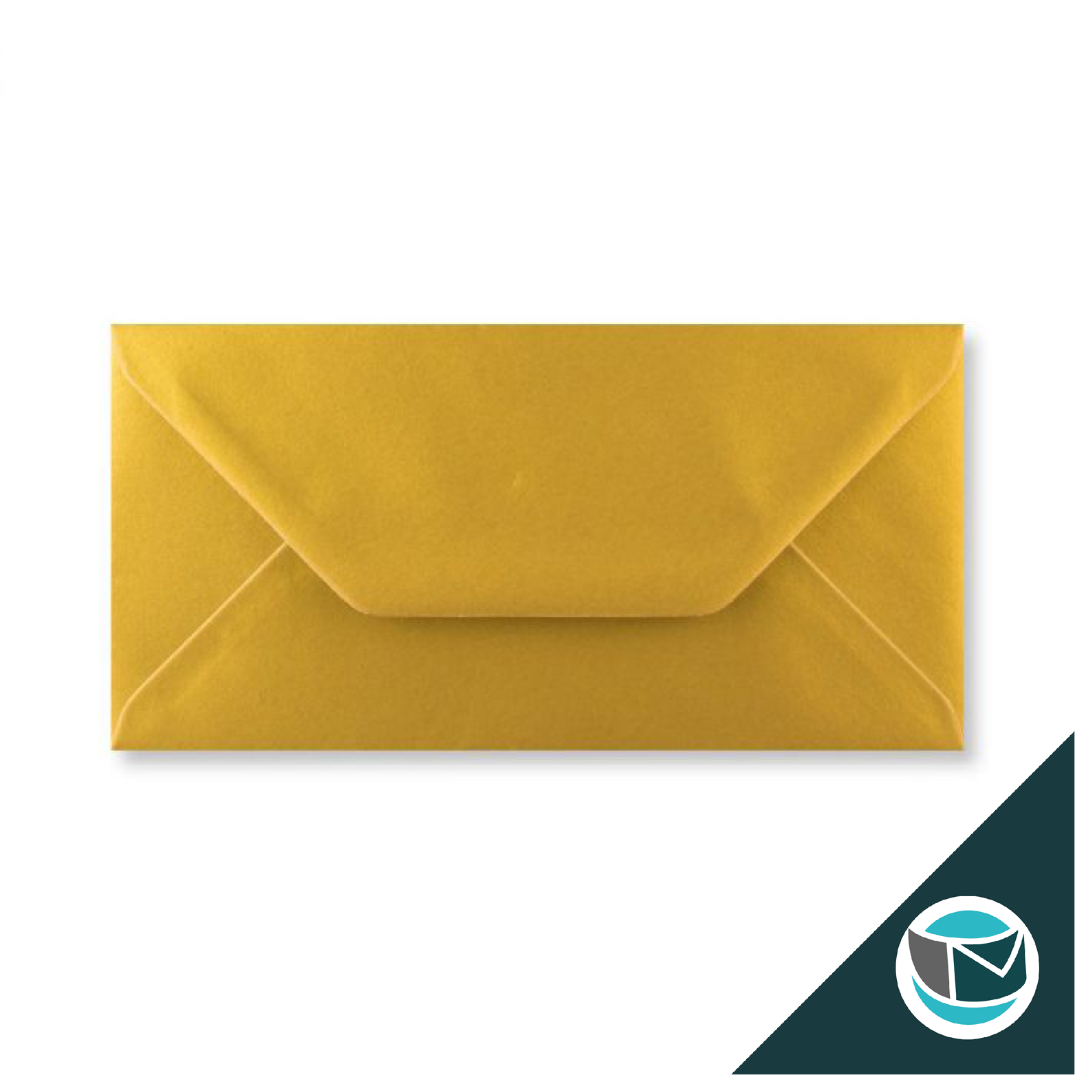 Gekleurde Envelop - 110x220 mm ea5/6  - Goud Metallic