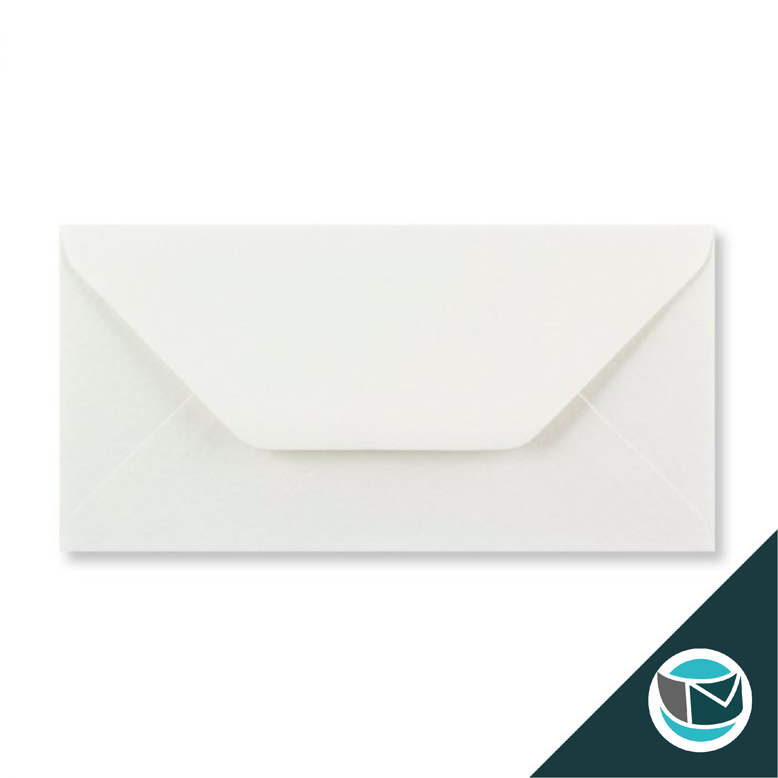 Gekleurde Envelop - 110x220 mm ea5/6  - Wit Gehammerd