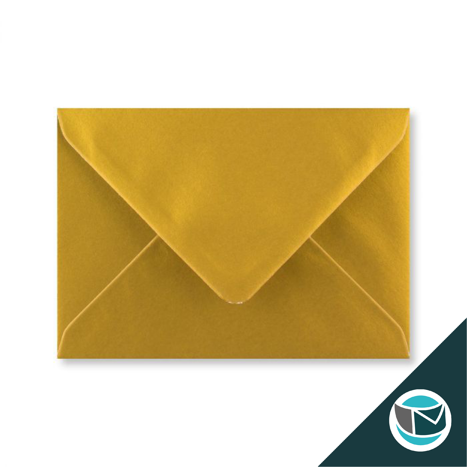 Gekleurde Envelop - 114x162 mm (C6) - Goud Metallic