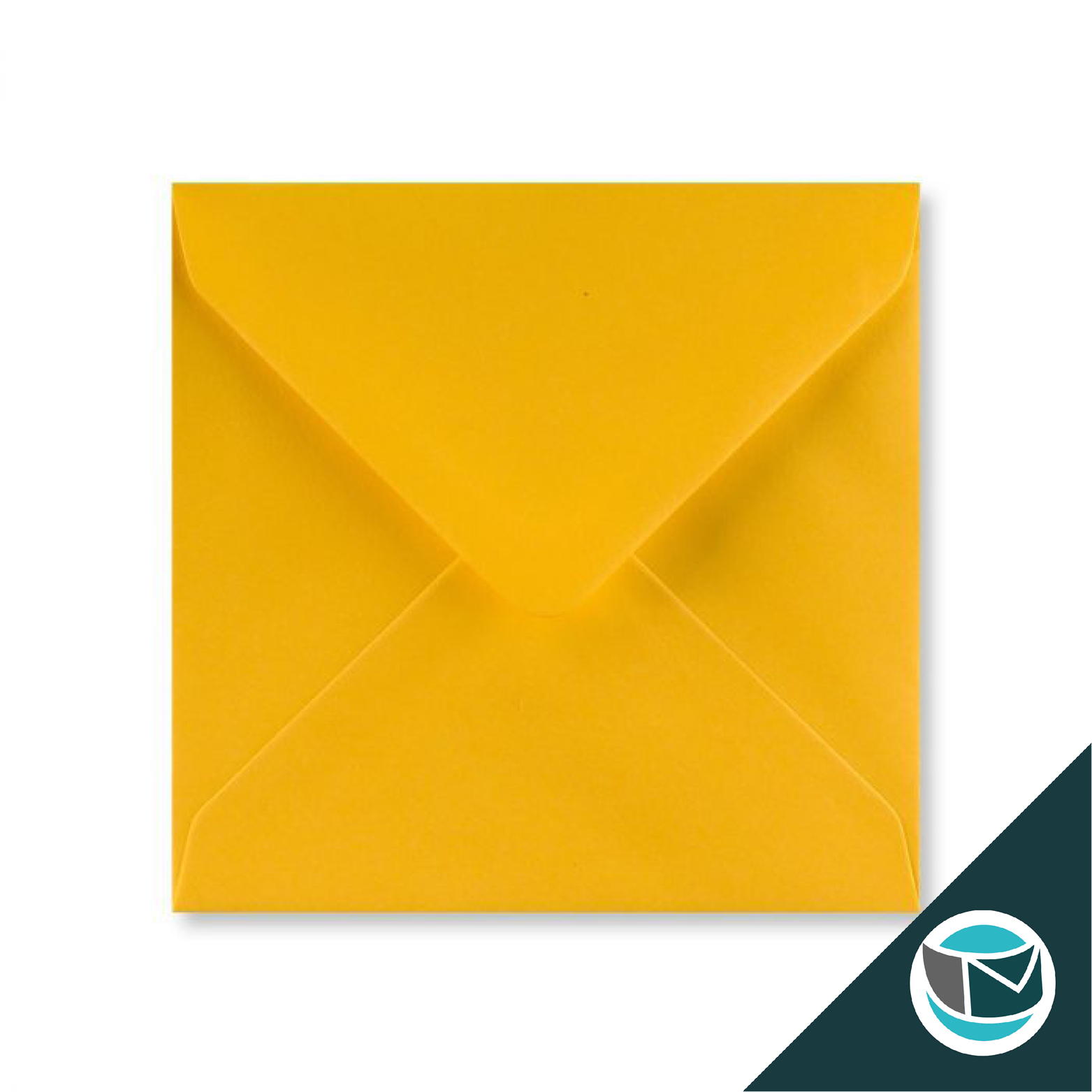 Gekleurde Envelop - 130x130 mm - Geel
