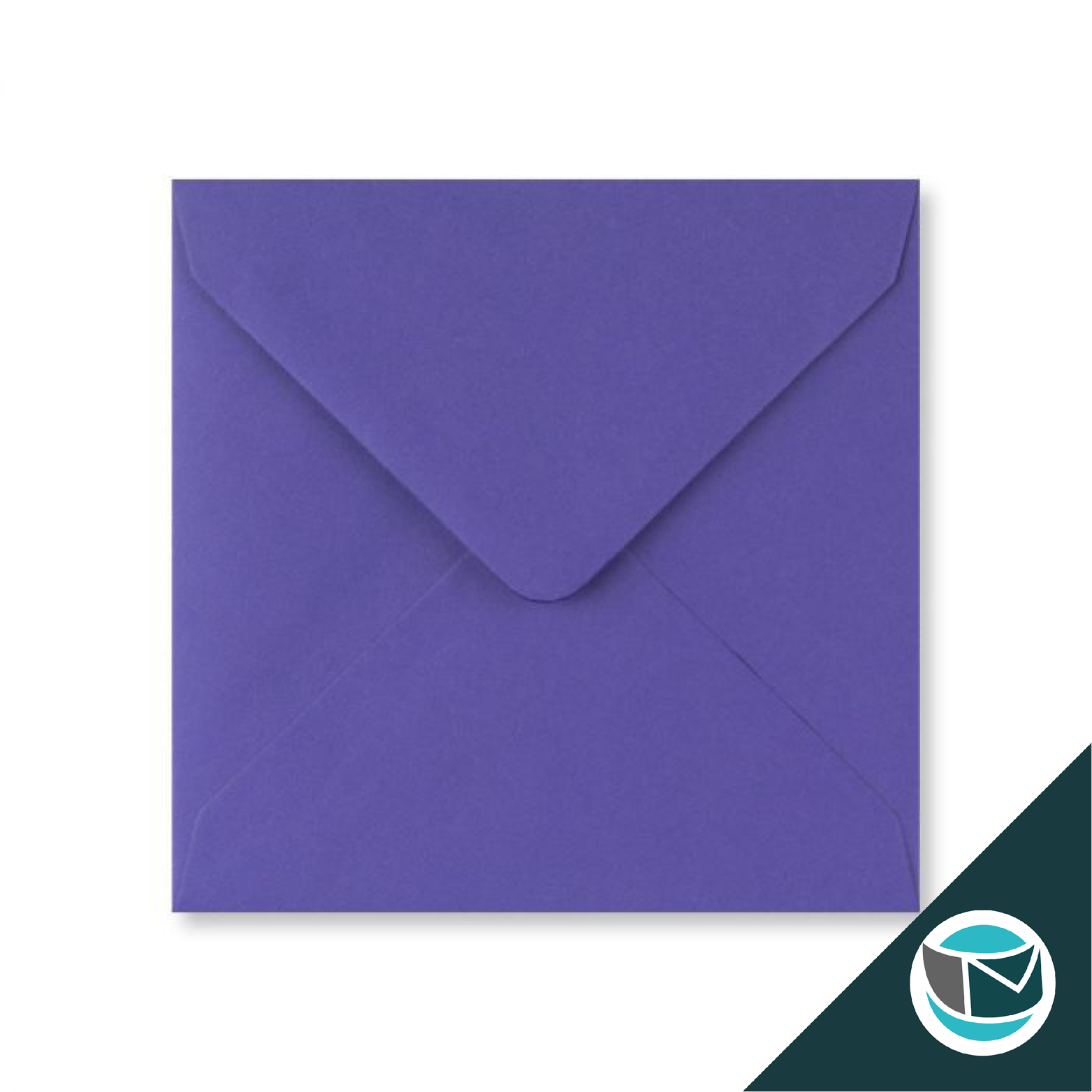 Gekleurde Envelop - 130x130 mm - Iris Blauw