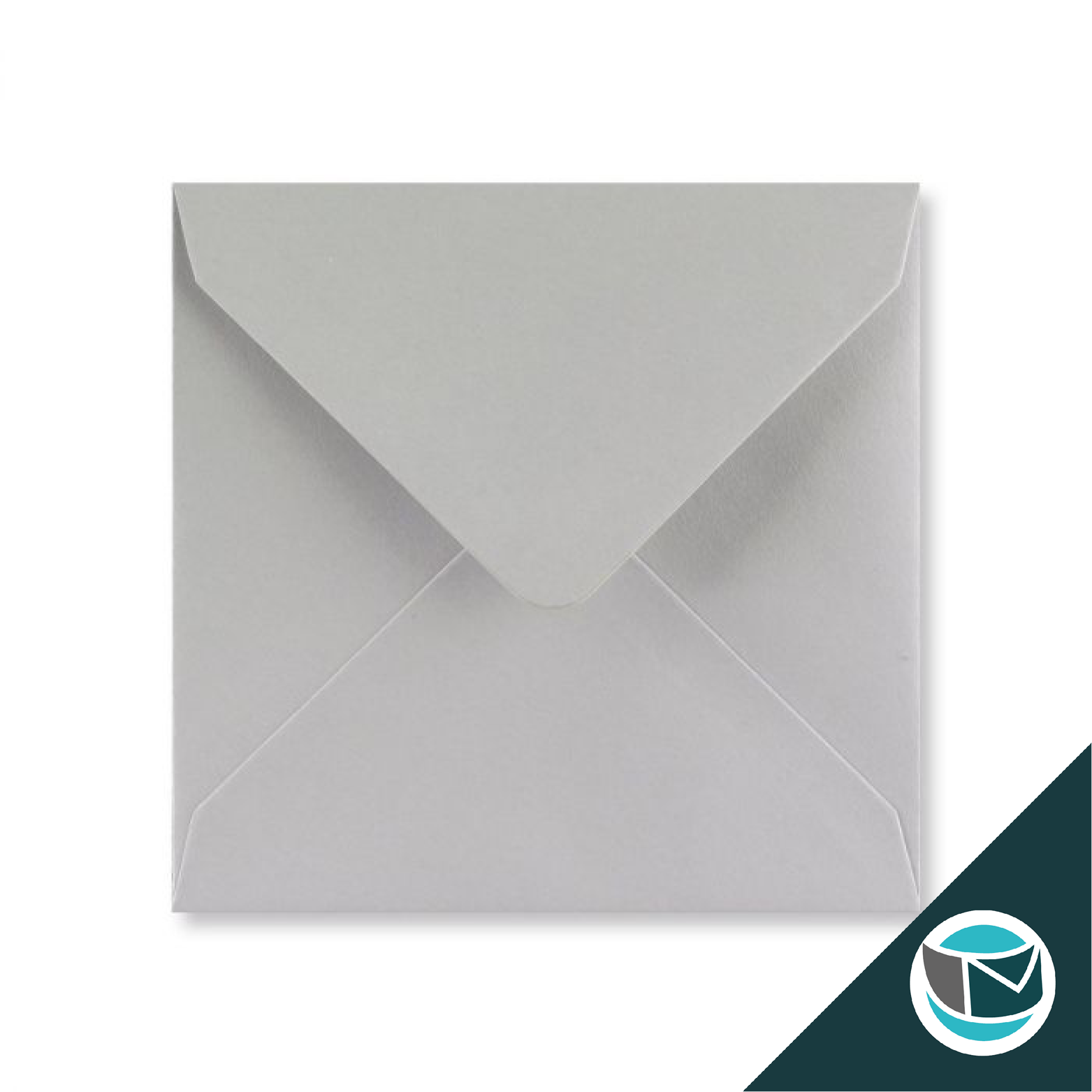 Gekleurde Envelop - 130x130 mm - Lichtgrijs