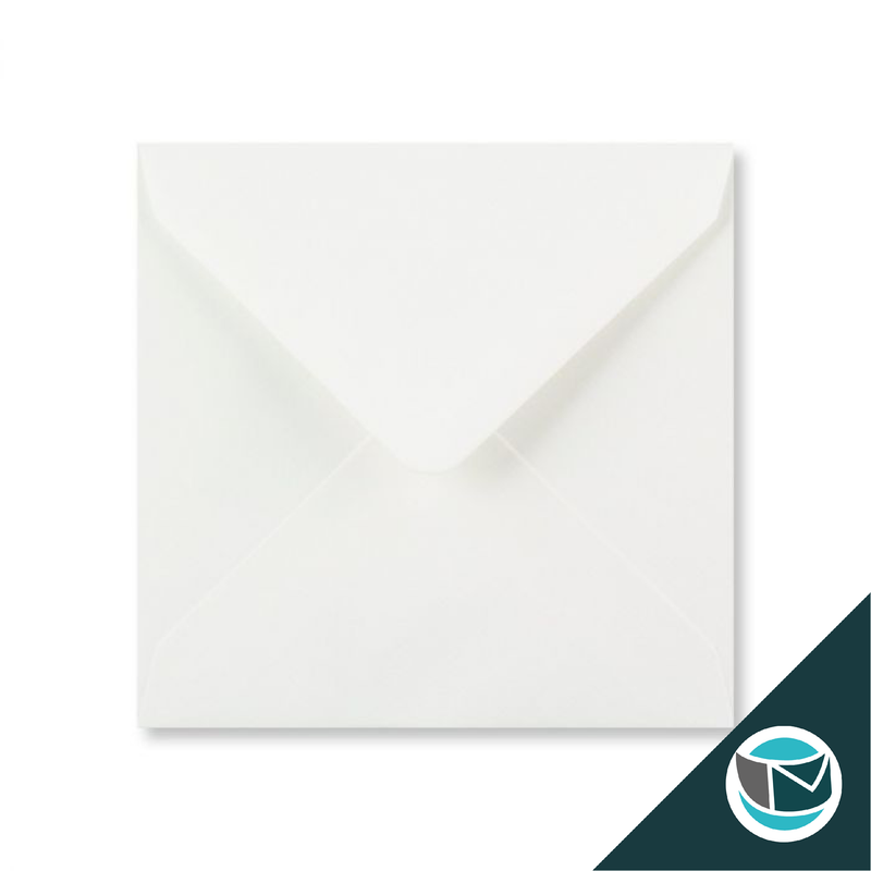 Gekleurde Envelop - 130x130 mm - Wit