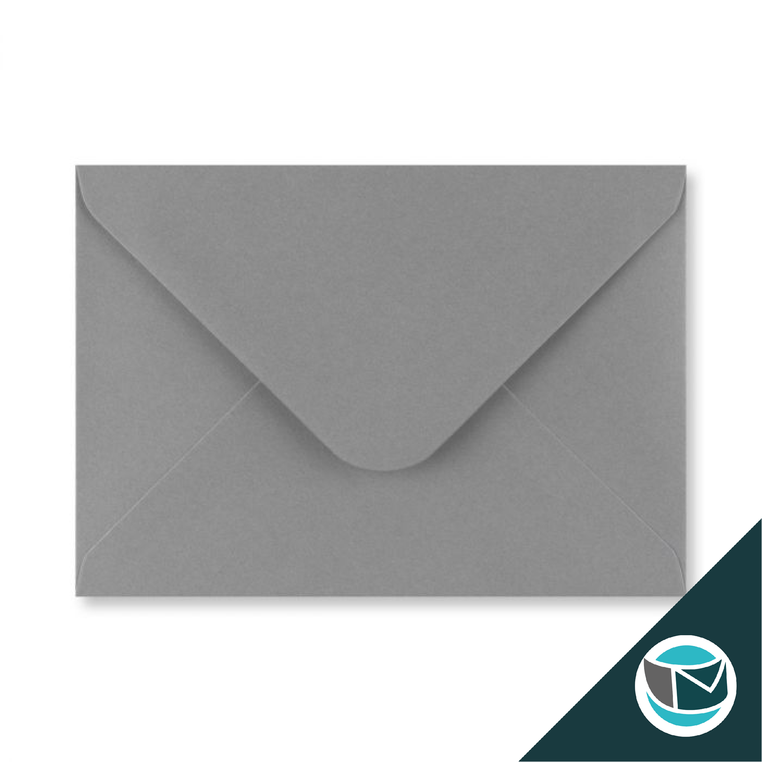 Gekleurde Envelop - 133x184 mm - Donkergrijs