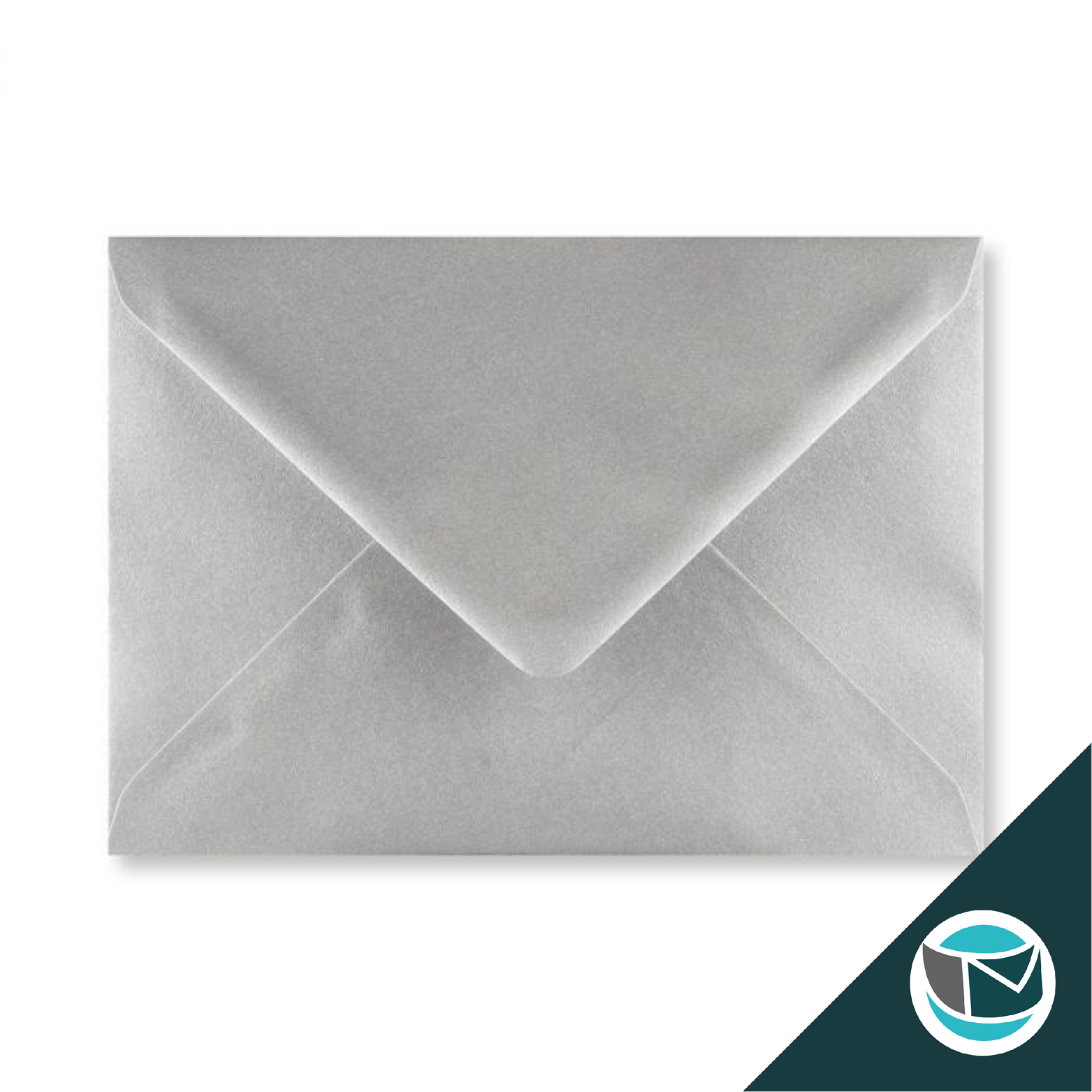 Gekleurde Envelop - 133x184 mm - Zilver Metallic