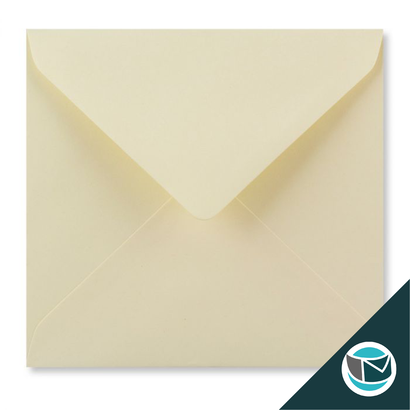 Gekleurde Envelop - 155x155 mm - Cream