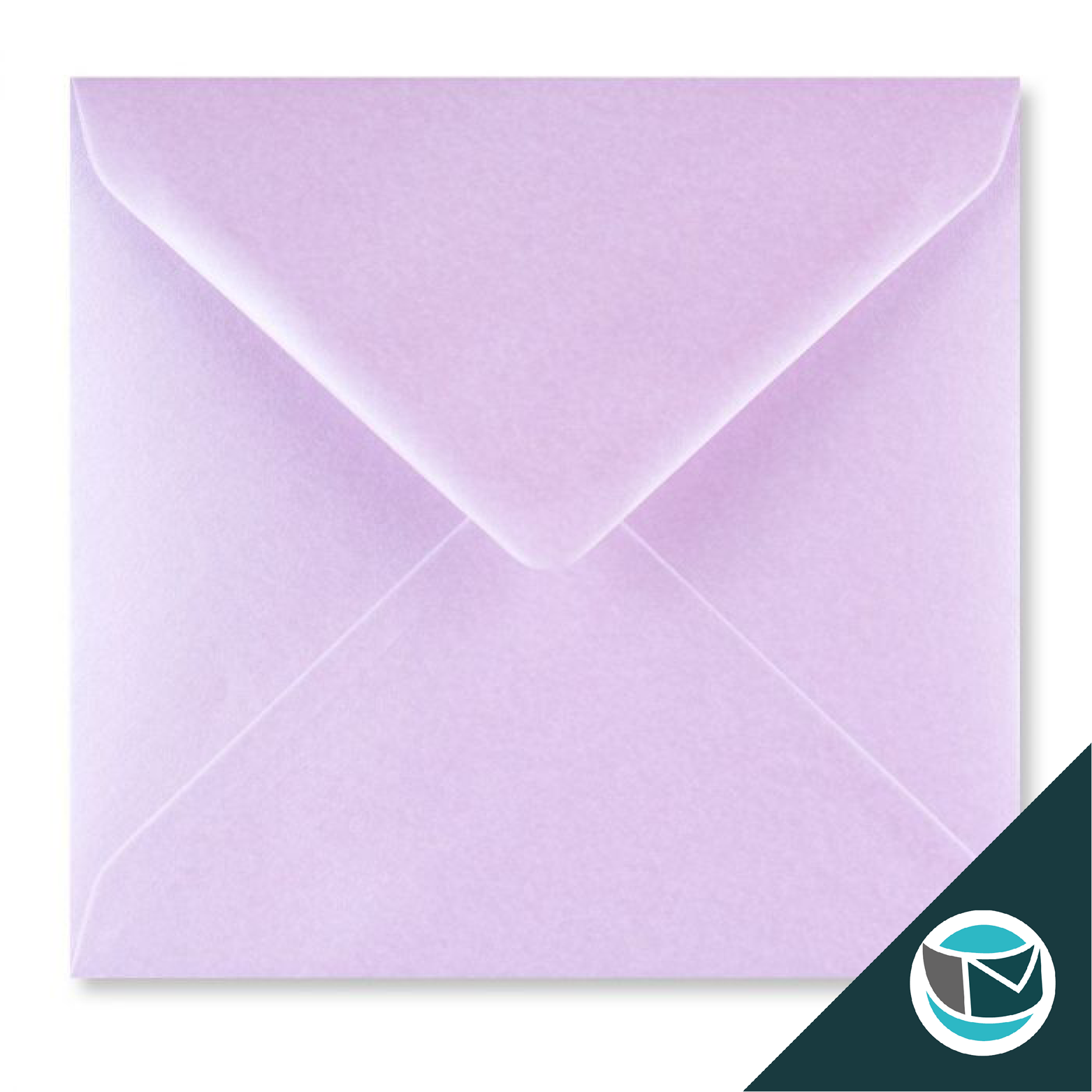 Gekleurde Envelop - 155x155 mm - Lila Glans