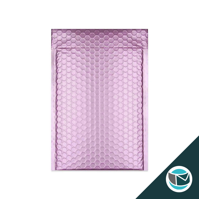 Metallic Luchtkussen Envelop Mat - 250x180 mm - Lila