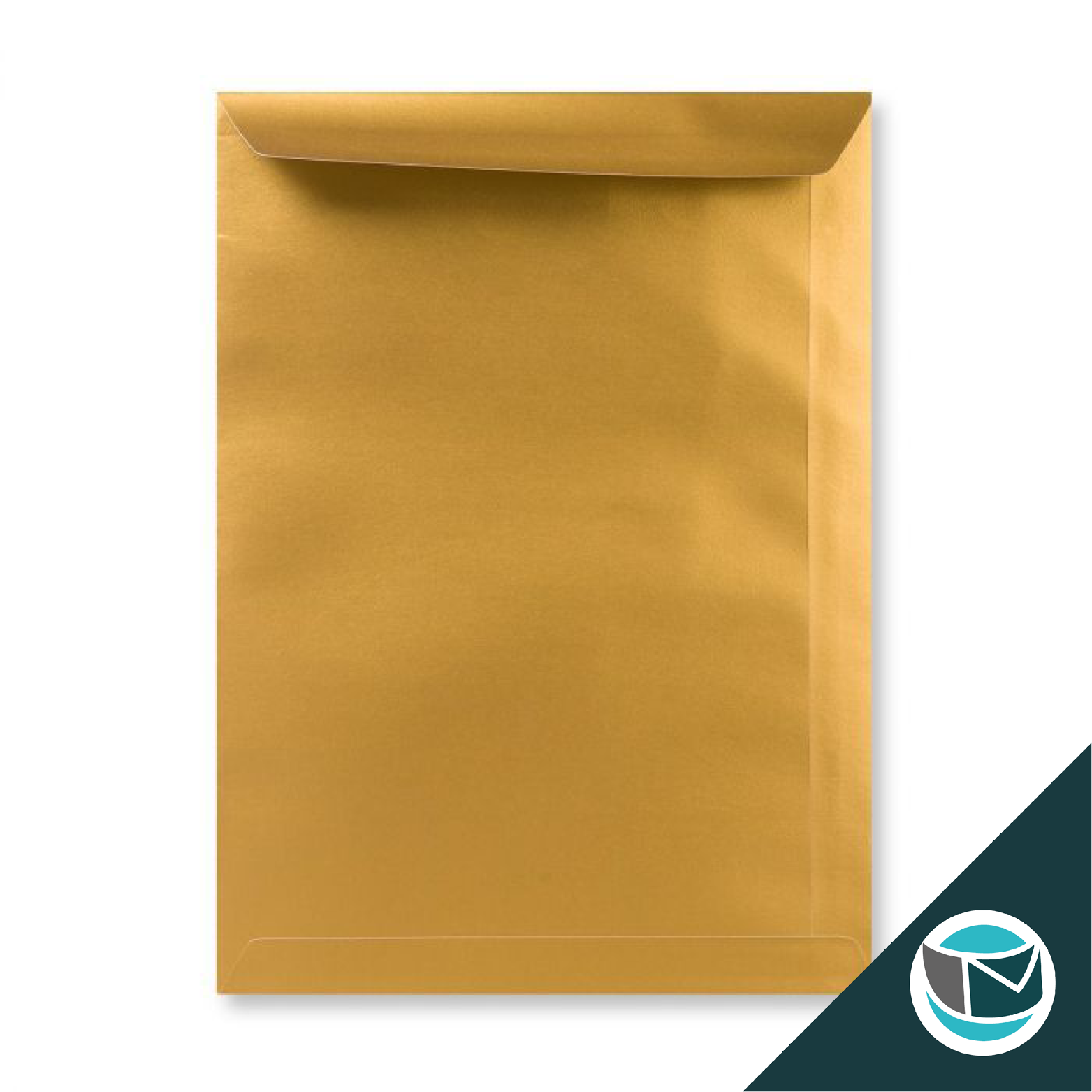 Luxe Wenskaart Envelop - 324x229 mm (C4) - Goud Strip