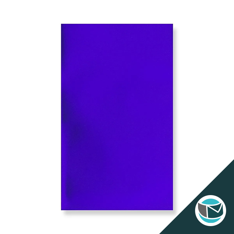 Metallic Folie Envelop (Mat) - 250x180 mm (C5+) - Donkerblauw
