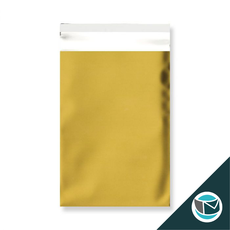 Metallic Folie Envelop (Mat) - 320x230 mm (C4) - Goud
