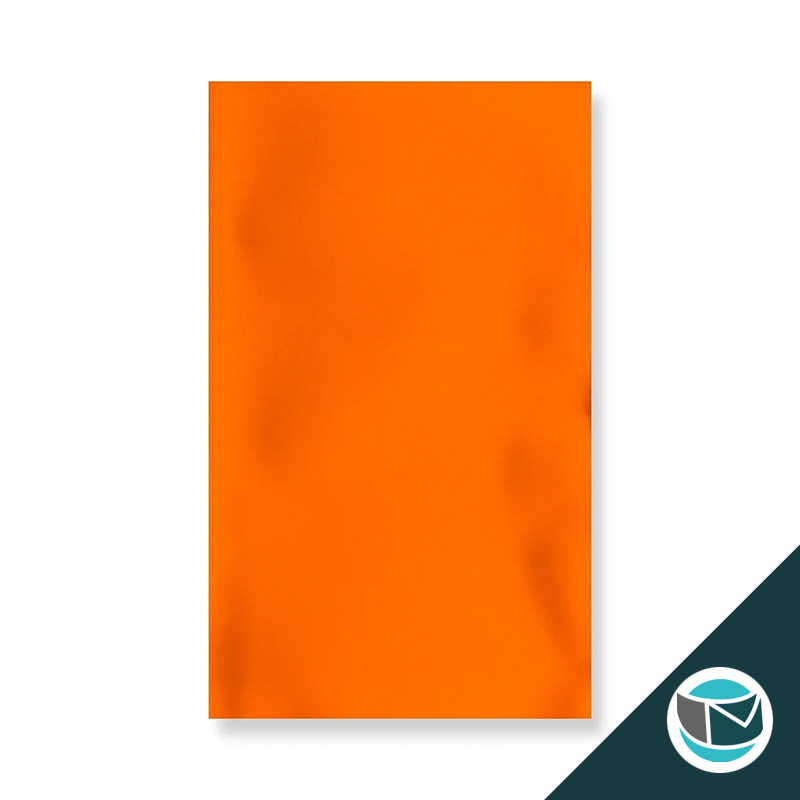 Metallic Folie Envelop (Mat) - 320x230 mm (C4) - Oranje