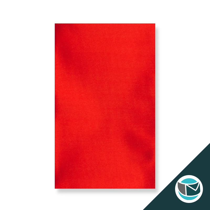 Metallic Folie Envelop (Mat) - 320x230 mm (C4) - Rood