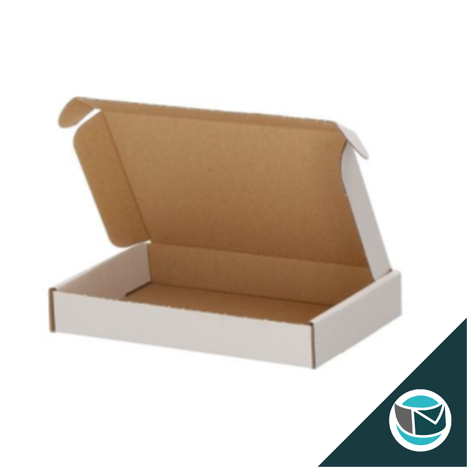 Brievenbusdoos met Bovenklep - A6 - 180 x 115 x 28 mm - Wit
