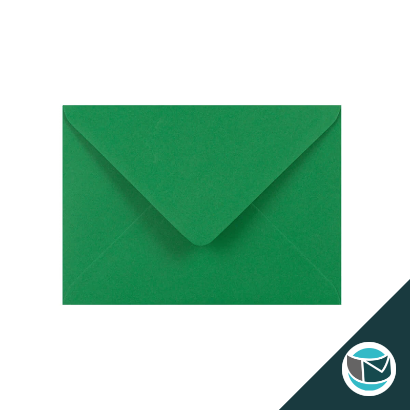 Gekleurde Premium Envelop - 125x175 mm - Donkergroen