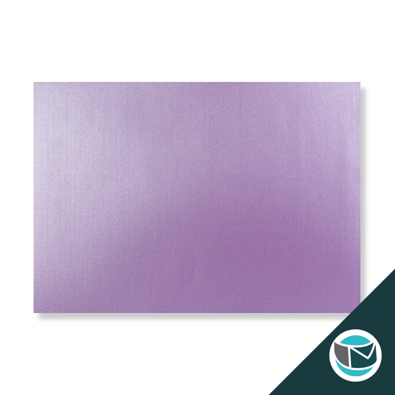 Parelmoer Envelop - 162x229 mm (C5) - Lila Strip 120 grams
