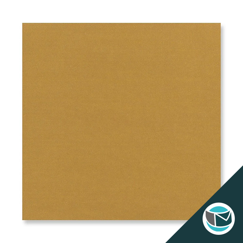 Wenskaart Envelop met Puntklep Strip - 155x155 mm  - Goud