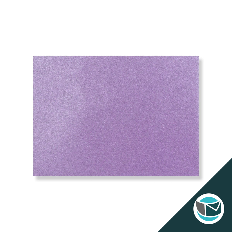 Parelmoer Envelop - 82x113 mm (C7) - Lila Gegomd 120 grams